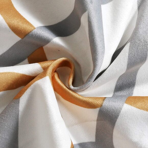 Elegant Gold and Gray Decorative Pillow Set - Picture 3 of 6